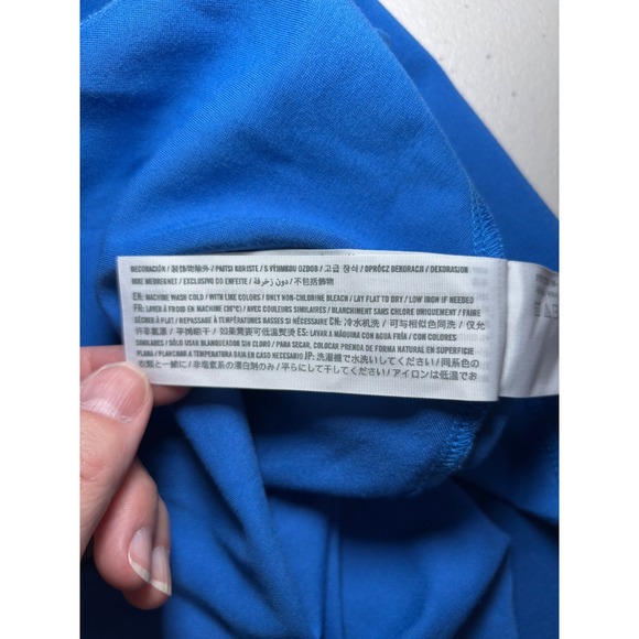 Hollister Royal Blue Strapless Skater Skirt Dress Large Corset Top Stretch - Picture 15 of 16